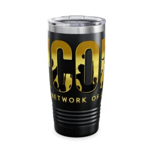 Ringneck 20oz Tumbler — Golden Wildlife Silhouette Insulated Travel Cup