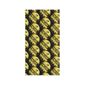 ENCORE Member's Neck Gaiter – Black & Yellow Rose Design